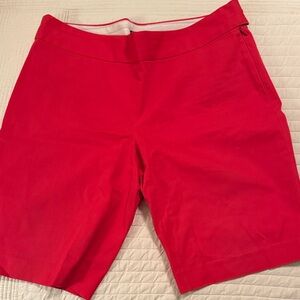 J. Crew Vibrant Red Women's Bermudas